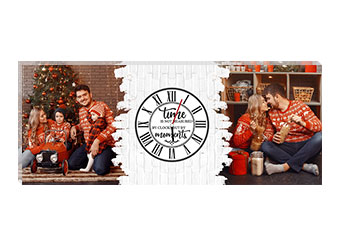 Orologio tela time 100x40 ORIZZONTALE