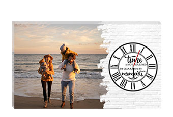 Orologio tela time 70x40 ORIZZONTALE