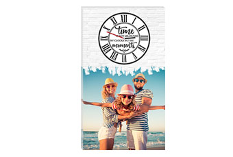 Orologio tela time 40x70 VERTICALE