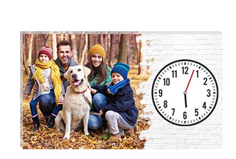 Orologio tela classic 70x40 ORIZZONTALE