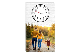 Orologio tela classic 40x70 VERTICALE