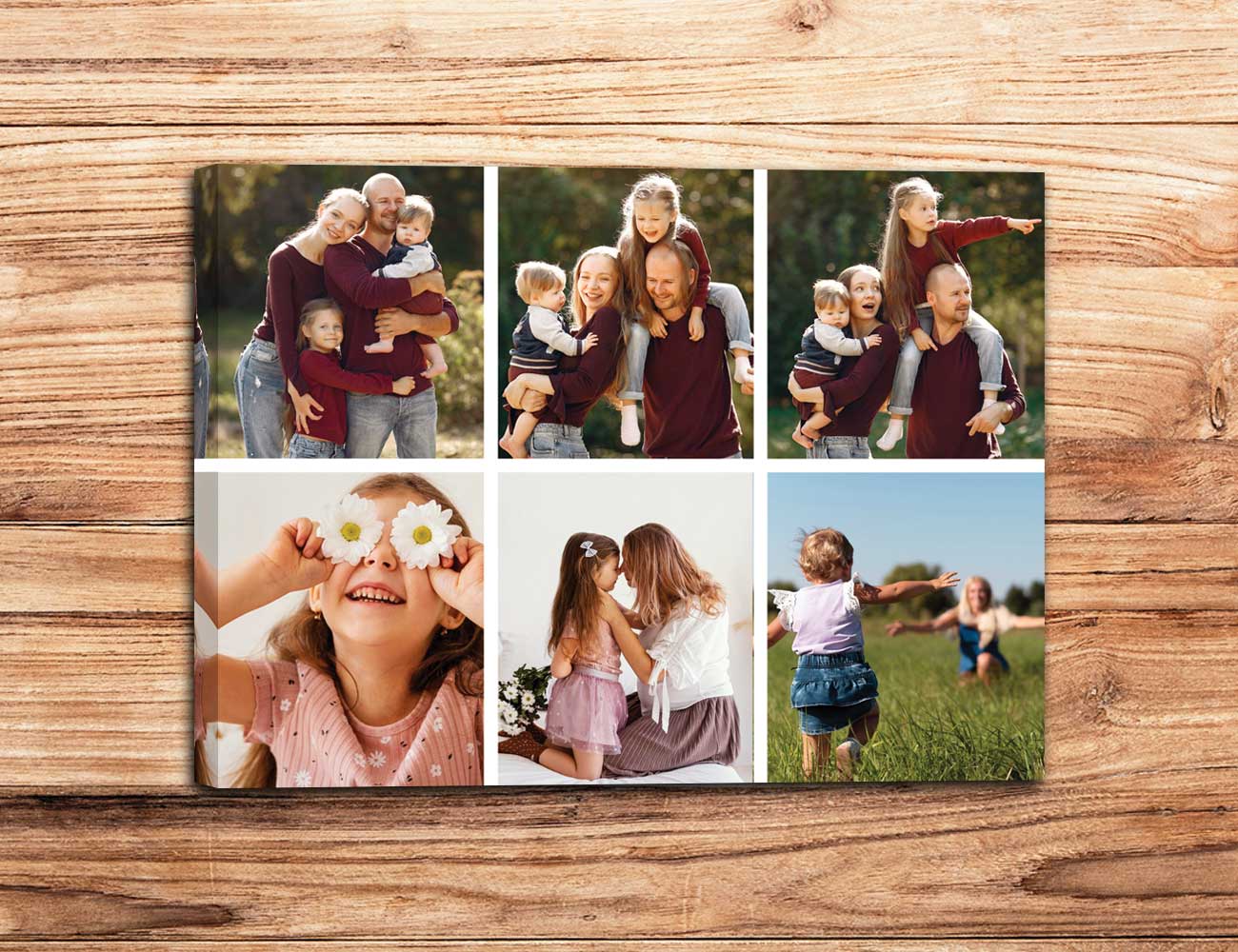 Collage 6 foto 30x40 orizzontale