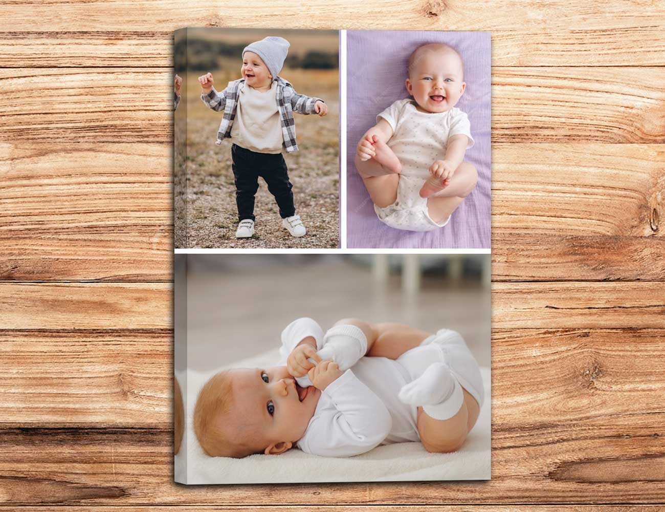 Collage 3 foto 60x40 verticale