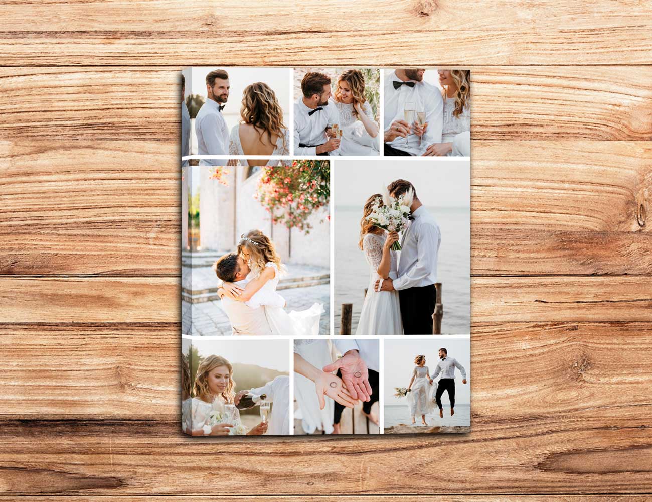 Collage 8 foto 30x40 verticale
