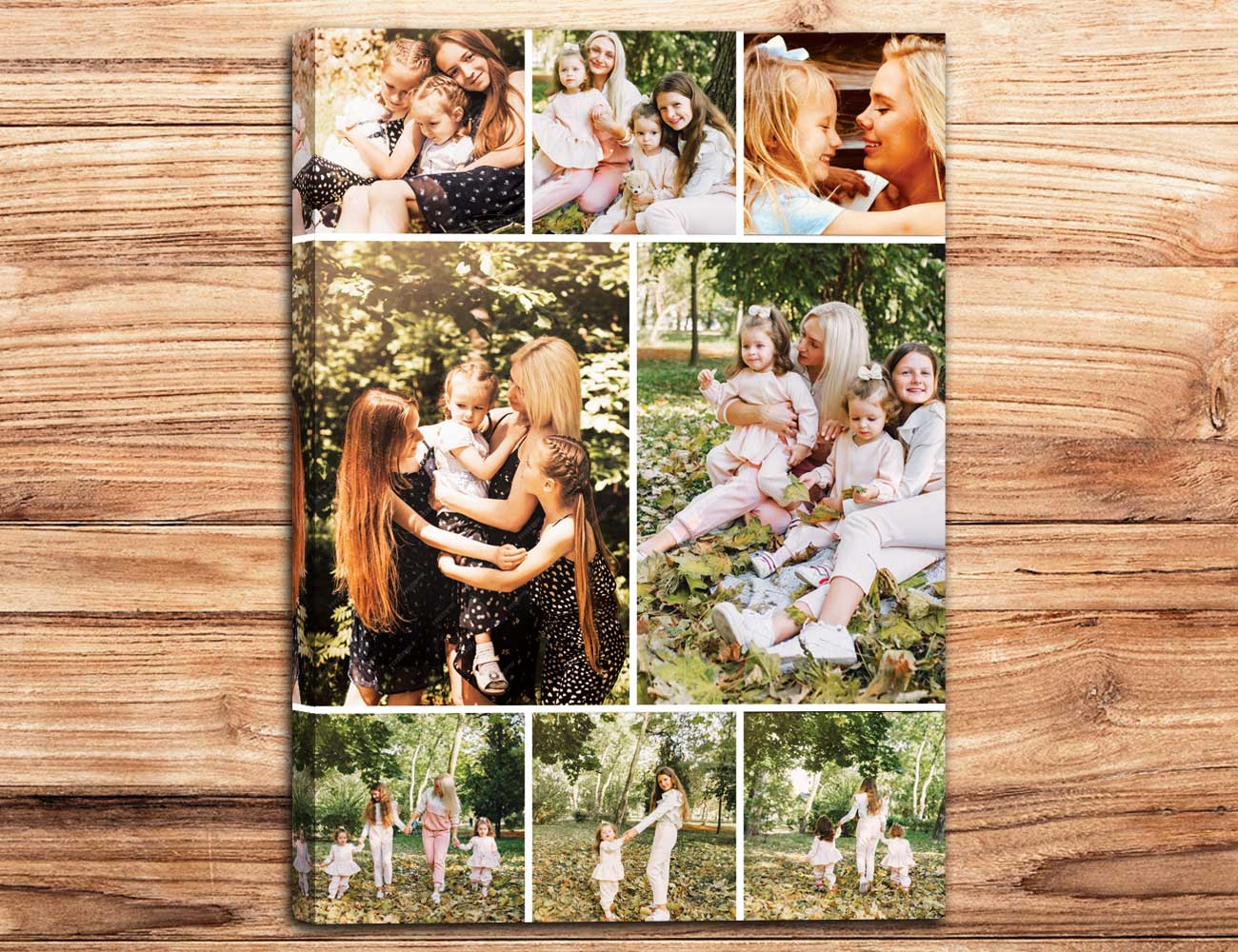 Collage 8 foto 70x100 verticale